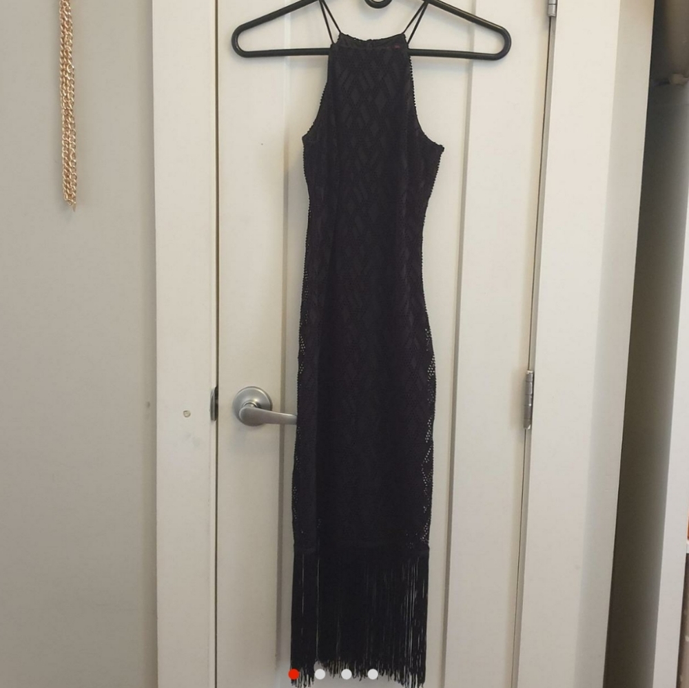 Material Girl Flapper Mermaid Fringe Dress size xxs